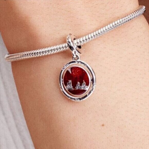 Pandora Stranger Things Glow-in-the-dark Upside Down Dangle Charm - Picture 5 of 7